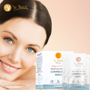 Dr.Nona Halo Dead Sea Water Compressed Wipes - 15pcs - cosmetics - EU - Ireland - UK
